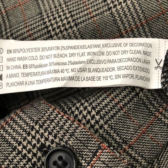 Disney X Forever 21 Size S Micky Mouse Plaid Crop Long Sleeve Button Up Shirt - Picture 9 of 9